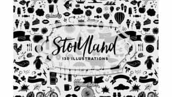 دانلود وکتور و کلیپ آرت سرزمین قصه ها Storyland Illustrations