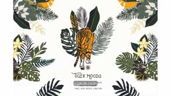 دانلود پترن ببر Tiger Moods