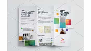 دانلود فایل لایه باز بروشور سه لت Tri-Fold Brochure