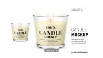 دانلود موکاپ شمع Candle Mockup