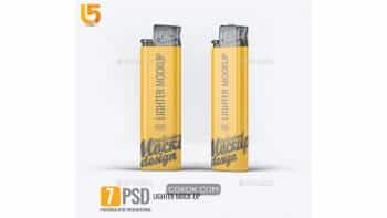 دانلود موکاپ فندک Lighter Mock-Up