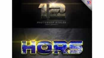 دانلود افکت متن Photoshop Text Effect Vol 10