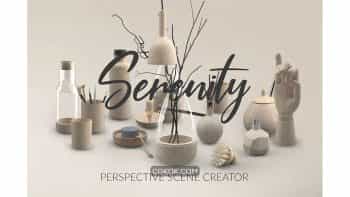 دانلود جعبه ابزار ساخت موکاپ لوازم تزئینی Serenity Scene Creator Front View