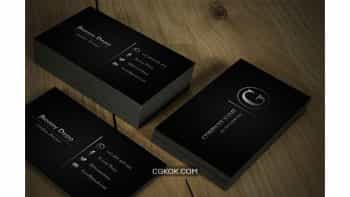 دانلود فایل لایه باز کارت ویزیت Shiver Business Cards
