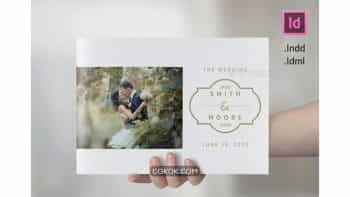 دانلود قالب ایندیزاین آلبوم عکس عروسی Simple Wedding Photo Album
