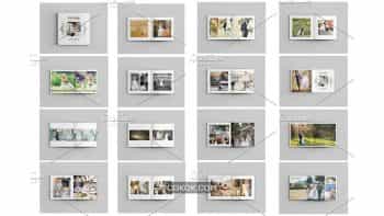دانلود فایل لایه باز آلبوم عکس عروسی Wedding Photo Album Template