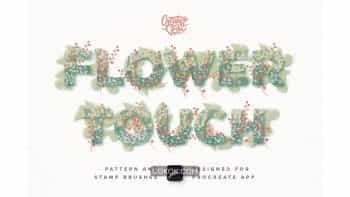 دانلود براش گل Flower Touch Procreate Brushes