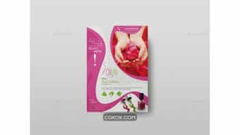 دانلود فایل لایه باز تراکت سالن کاشت ناخن Nail Salon/ Flyer Template