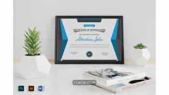 دانلود قالب آماده ورد سرتیفیکیت Certificates Word Template