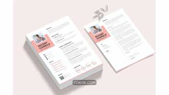 دانلود قالب آماده ورد رزومه CV Resume Word