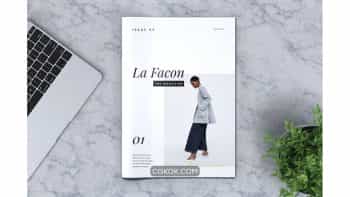 دانلود قالب ایندیزاین مجله مد و فشن La Facon Fashion Magazine
