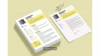 دانلود قالب آماده ورد رزومه CV Resume & Cover Letter Template