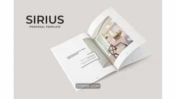 دانلود قالب ایندیزاین پروپوزال Sirius Proposal Template