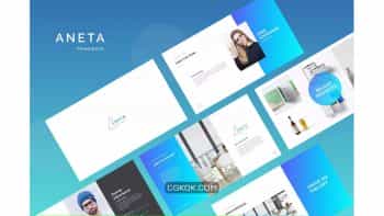 دانلود قالب پاورپوینت Aneta Powerpoint Template
