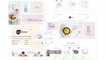 دانلود طرح لایه باز وب سایت فروشگاهی Ares Themis – Ecommerce PSD Template