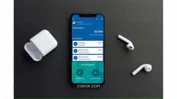 دانلود طرح لایه باز رابط کاربری کیف پول دیجیتال موبایل Digital Wallet Mobile Ui – H