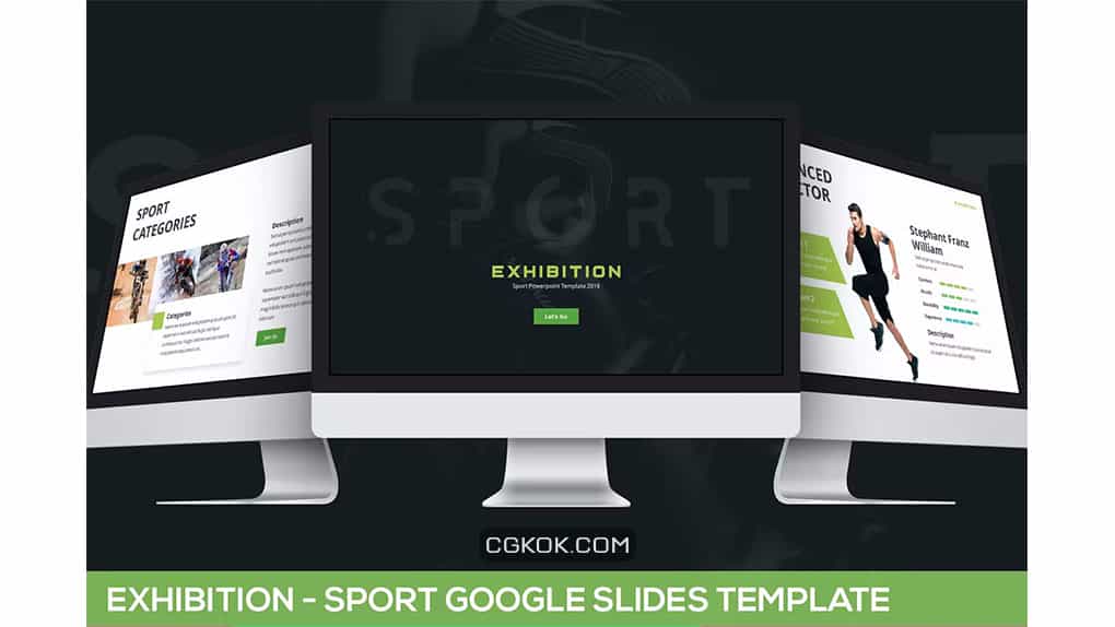 دانلود قالب پاورپوینت و گوگل اسلاید ورزشی Exhibition – Sport Google Slides Template