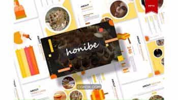 دانلود قالب پاورپوینت Honibe | Powerpoint Template
