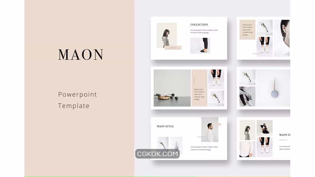 دانلود قالب پاورپوینت MAON – Powerpoint Template