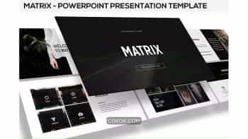 دانلود قالب پاورپوینت Matrix – minimal powerpoint presentation