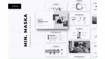 دانلود قالب پاورپوینت مینیمال Minimal Maska