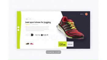 دانلود قالب لایه باز صفحه محصول Modern Product Page Exploration