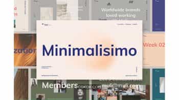 دانلود قالب پاورپوینت Muli™ Minimalist Powerpoint Presentation