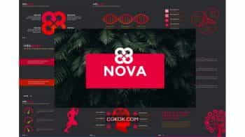 دانلود قالب پاورپوینت NOVA Powerpoint Template
