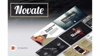 دانلود قالب پاورپوینت Novate PowerPoint Presentation Template