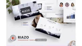 دانلود قالب پاورپوینت Riazo – Powerpoint Template
