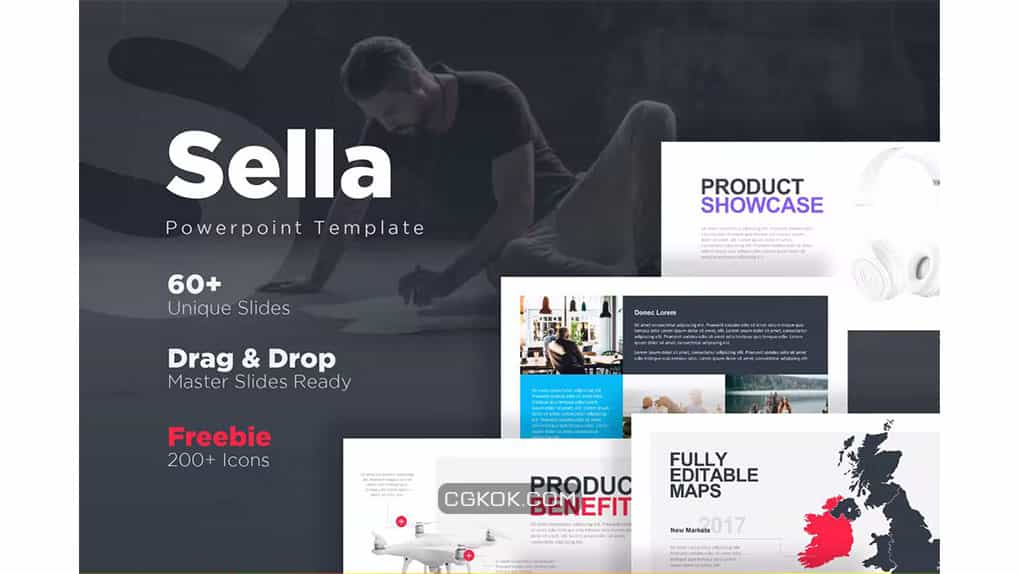 دانلود قالب پاورپوینت Sella Powerpoint Template