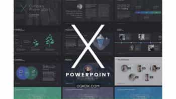 دانلود قالب پاورپوینت The X Note