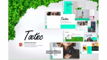 دانلود قالب پاورپوینت Toetiec Powerpoint Presentation