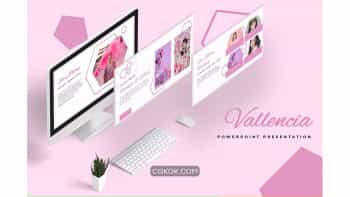 دانلود قالب پاورپوینت فشن Vallencia Powerpoint Presentation