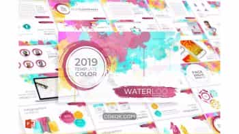دانلود قالب پاورپوینت Waterloo – Powerpoint Template