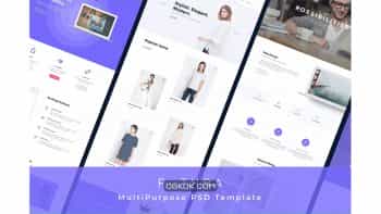 دانلود قالب لایه باز چند منظوره شرکتی Futura – Multipurpose Corporate PSD Template
