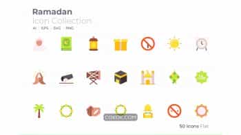 دانلود آیکون رنگی رمضان Ramadan Color Icon