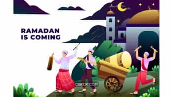 دانلود وکتور گرافیکی رمضان Ramadan is Coming – Vector Illustration