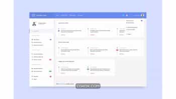 دانلود طراحی داشبورد کاربر User Dashboard Design