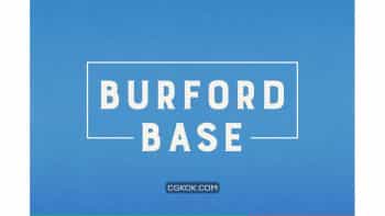دانلود فونت انگلیسی Burford Base