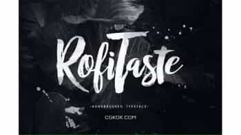 دانلود فونت انگلیسی RofiTaste Typeface