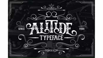 دانلود فونت انگلیسی ALITIDE Typeface