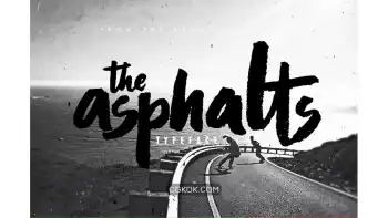 دانلود فونت انگلیسی Asphalts Typeface