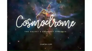 دانلود فونت انگلیسی Cosmodrome Monoline Script Font