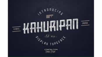 دانلود فونت انگلیسی Kahuripan