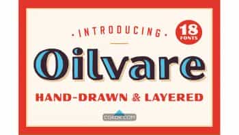 دانلود فونت انگلیسی Oilvare Font Family