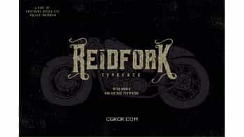 دانلود فونت انگلیسی Reidfork Typeface + Textpress