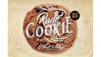 دانلود فونت انگلیسی Rude Cookie Font Layer