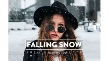 دانلود افکت برف واقعی روی عکس و تصاویر Realistic Snow Overlays
