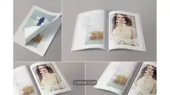 دانلود موکاپ مجله Magazine Mockups